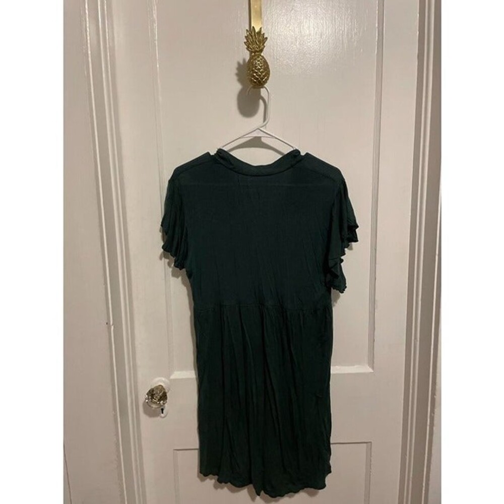 Boon Collection Women's Size Large Green Short Sleeve Dress